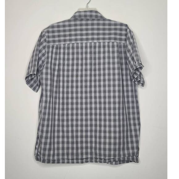 5.11 Tactical gray plaid short sleeve shirt - medium - Picture 2 of 3